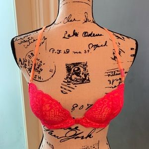 Pink VS Lacey racerback bra